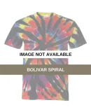 Dyenomite 200TD Rainbow Cut-Spiral Tie-Dyed T-Shir Bolivar Spiral