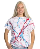 Dyenomite 200SL Splatter Tee in Red/ white/ blue