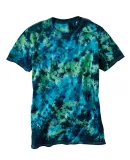 Dyenomite 640LM LaMer Over-Dyed Crinkle Tie Dye T- in Caribbean