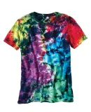 Dyenomite 640LM LaMer Over-Dyed Crinkle Tie Dye T- in Caspian