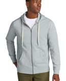 District Clothing DT8102 District   Re-Fleece  Ful in Lt hthr grey