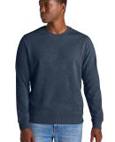 District Clothing DT8104 District   Re-Fleece  Cre in Htdnavy