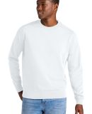 District Clothing DT8104 District   Re-Fleece  Cre in White