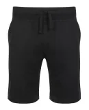 3001BS Unisex Heavyweight Fleece Shorts 6pc packs  BLACK