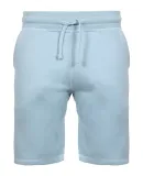 3001BS Unisex Heavyweight Fleece Shorts 6pc packs  POWDER BLUE