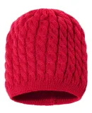 Richardson Hats 138 Cable Knit Beanie Red