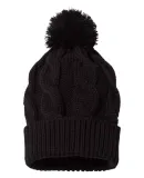 Richardson Hats 141R Chunk Twist Cuffed Beanie Black