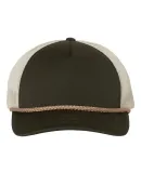 Richardson Hats 213 Low Pro Foamie Trucker Cap Dark Olive/ Tan/ Khaki