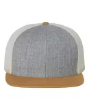 Richardson Hats 511 Wool Blend Flat Bill Trucker H in Heather grey/ birch/ biscuit