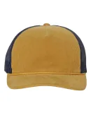 Richardson Hats 930 Troutdale Corduroy Trucker Cap Amber Gold/ Navy