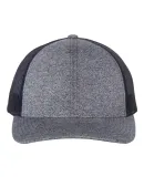 Richardson Hats 115CH Low Pro Heather Trucker Cap Navy Heather/ Navy