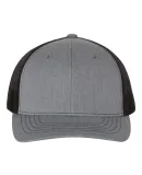 Richardson Hats 112Y Youth Trucker Snapback Cap Heather Grey/ Black