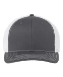 Richardson Hats BLZ601 R-Flex Adjustable Trucker C in Charcoal/ white