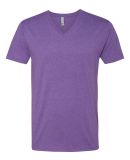 Next Level 6240 CVC V Neck T Shirts in Purple rush