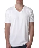 Next Level 6240 Men's CVC V in White