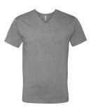 Next Level 6240 CVC V Neck T Shirts in Dark heather grey