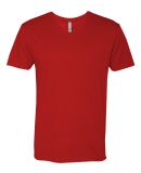 Next Level 6240 CVC V Neck T Shirts in Red