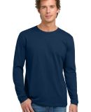 Next Level 3601 Men's Long Sleeve Crew in Cool blue