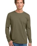 Next Level 3601 Men's Long Sleeve Crew in Military green