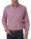 Backpacker BP7011T Men's Tall Yarn-Dyed Micro-Chec in Red