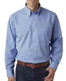 Backpacker BP7011T Men's Tall Yarn-Dyed Micro-Chec in French blue