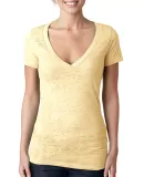 Next Level 6540 Burnout Deep V BANANA CREAM