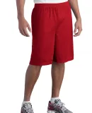 Sport Tek T515 DISCONTINUED Sport-Tek Long Mesh Sh Red