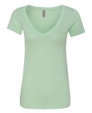 Next Level 6640 The CVC V Neck T Shirts in Mint