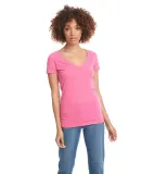 Next Level 6640 The CVC V in Hot pink