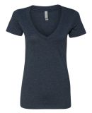 Next Level 6640 The CVC V Neck T Shirts in Midnight navy