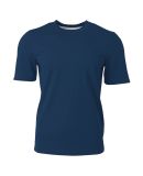 A4 NB3399 - Youth Single Ply Reversible Soccer Jer Navy/Silver