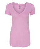 Next Level 6740 Tri-Blend V Neck T Shirts in Vintage lilac