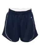 Badger Sportswear 4118 Women's B-Core Pacer Shorts Navy/ White