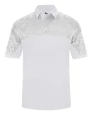 Badger Sportswear 3341 Tonal Blend Sport Shirt White/ Silver Blend