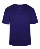 Badger Sportswear 4124 B-Core V-Neck T-Shirt Purple