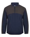 Badger Sportswear 7644 Contender Quarter-Zip Jacke Navy/ Graphite