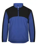 Badger Sportswear 7644 Contender Quarter-Zip Jacke Royal/ Black