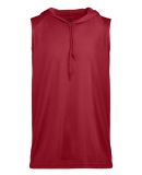 Badger Sportswear 2108 Youth B-Core Sleeveless Hoo in Red