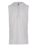 Badger Sportswear 2108 Youth B-Core Sleeveless Hoo in Silver