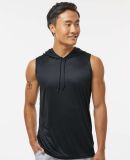 Badger Sportswear 4108 B-Core Sleeveless Hooded T- in Black