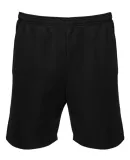 Badger Sportswear 1407 Unisex Polyfleece 7" Shorts Black