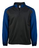 Badger Sportswear 7650 Soft Shell Sport Jacket Black/ Royal