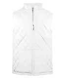 Badger Sportswear 7666 Women's Quilted Vest in White