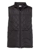 Badger Sportswear 7666 Women's Quilted Vest in Black