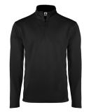 Badger Sportswear 4438 Money Mesh Quarter-Zip Pull in Black