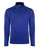 Badger Sportswear 4438 Money Mesh Quarter-Zip Pull in Royal