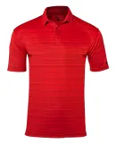 Badger Sportswear 3325 Striped Sport Shirt Red