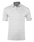 Badger Sportswear 3325 Striped Sport Shirt Silver