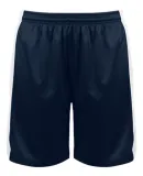 Badger Sportswear 6149 Women's Court Rev. Shorts Navy/ White