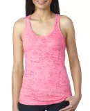 Next Level 6533 Burnout Razor Tank NEON PINK